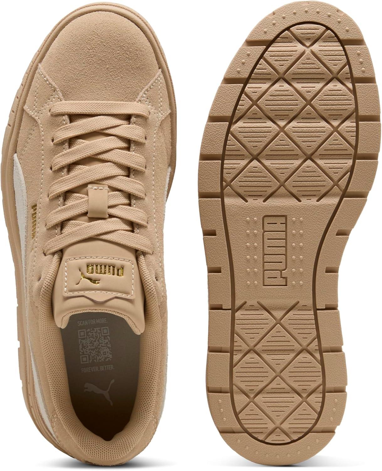 image:imagePuma Karmen II Idol BasketFemmeLight Sand Alpine Snow Puma Gold