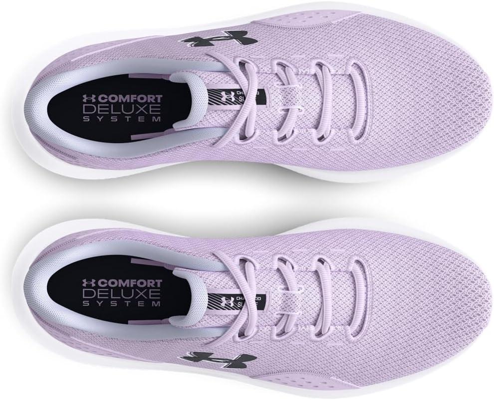 image:imageUnder Armour UA W Charged Surge 4 Chaussures de courseFemme500 Violet Sel Violet Sel Noir