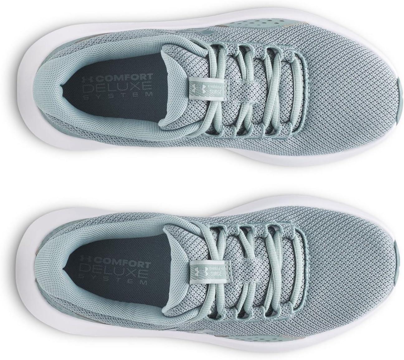 image:imageUnder Armour UA W Charged Surge 4 Chaussures de courseFemmeSerpentine Jaspe Bleu Mtallis