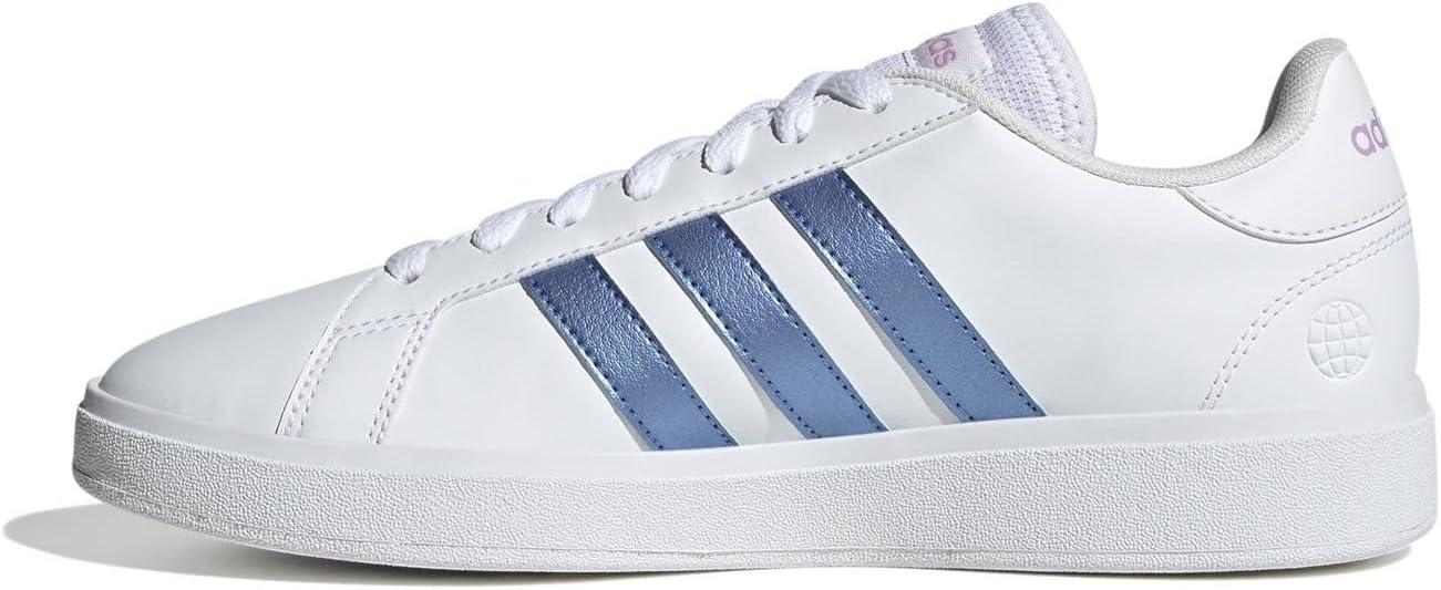 image:imageadidas Womens Chaussure Grand Court TD Lifestyle Court CasualFtwr White Blue Fusion Met Bliss Lilac