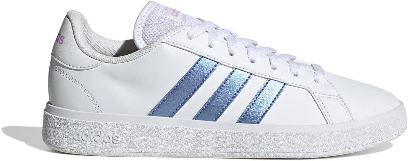 image:imageadidas Womens Chaussure Grand Court TD Lifestyle Court CasualFtwr White Blue Fusion Met Bliss Lilac