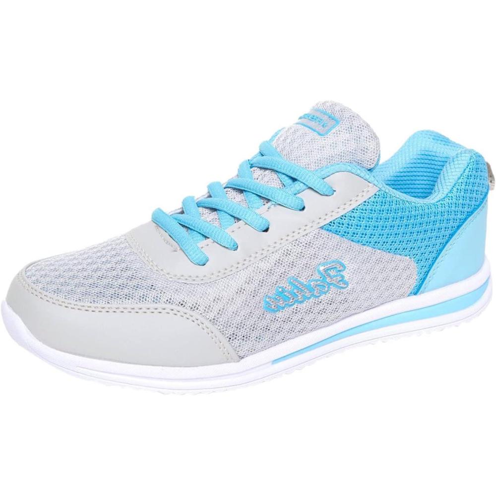 image:imageBasket Orthopdique De Marche Confort Souple Femme Chaussures De Travail Respirante Lgres Chaussure De Course Sneaker Mode Chaussures De Running Basket Compensee Gym Fitness Jogging SneakersZ 4sky Blue
