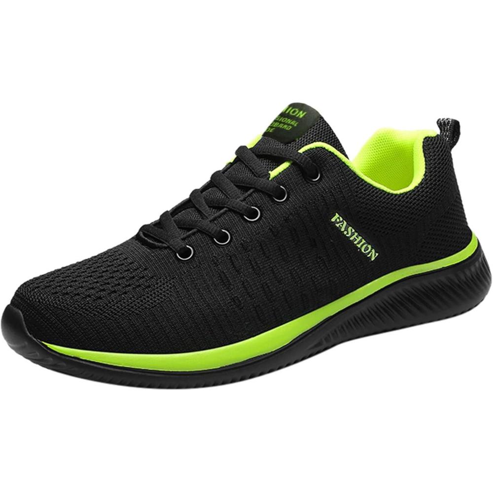 image:imageBasket Orthopdique De Marche Confort Souple Femme Chaussures De Travail Respirante Lgres Chaussure De Course Sneaker Mode Chaussures De Running Basket Compensee Gym Fitness Jogging SneakersZ7 Green