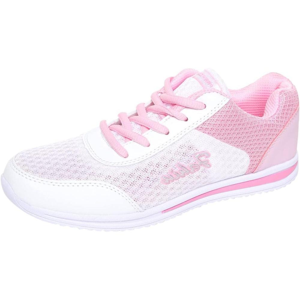 image:imageBasket Orthopdique De Marche Confort Souple Femme Chaussures De Travail Respirante Lgres Chaussure De Course Sneaker Mode Chaussures De Running Basket Compensee Gym Fitness Jogging SneakersZ 4white