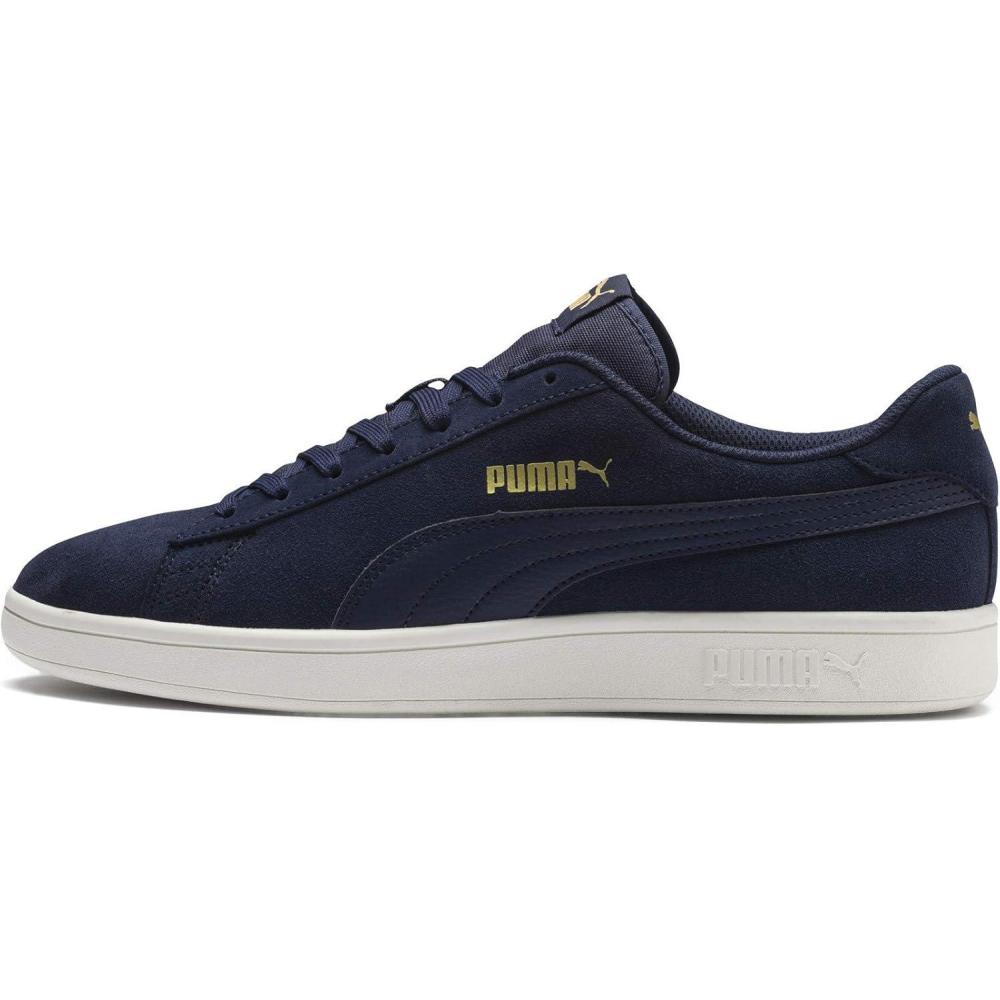 image:imagePuma Mixte Smash v2 BasketsPeacoat Puma Team Gold Whisper White