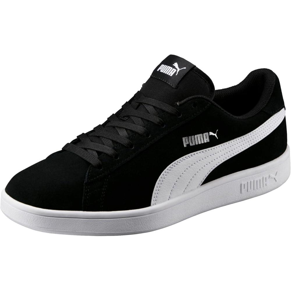 image:imagePuma Mixte Smash v2 BasketsPuma Black Puma White Puma Silver