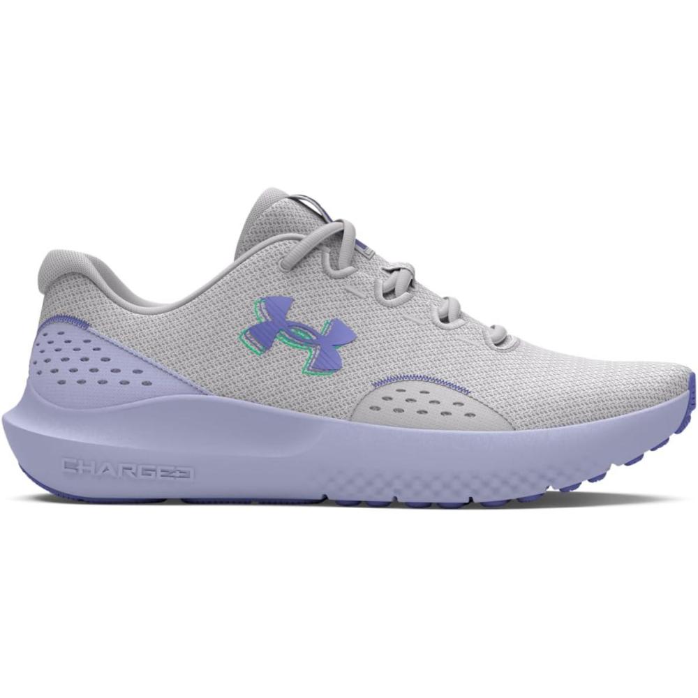 image:imageUnder Armour UA W Charged Surge 4 Chaussures de courseFemme101 Gris Halo Cleste Starlight