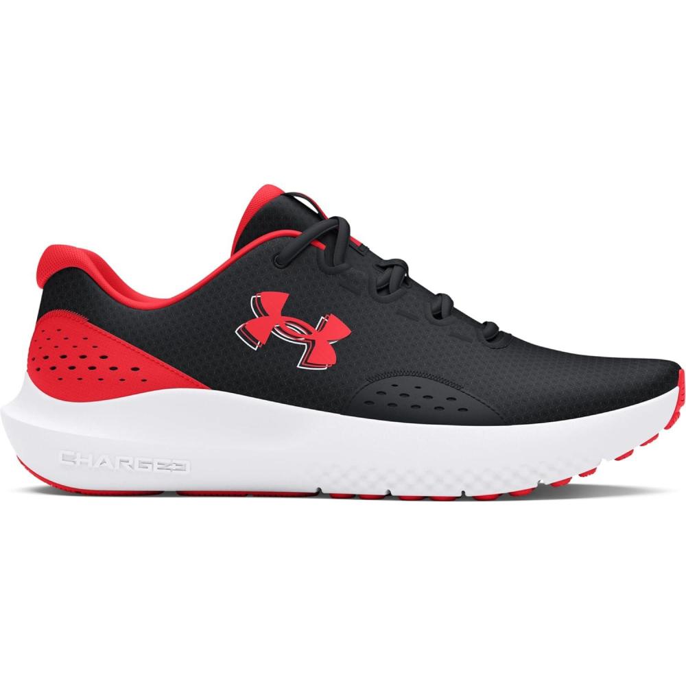 image:imageUnder Armour UA W Charged Surge 4 Chaussures de courseFemmeBlack Racer Red Racer Red