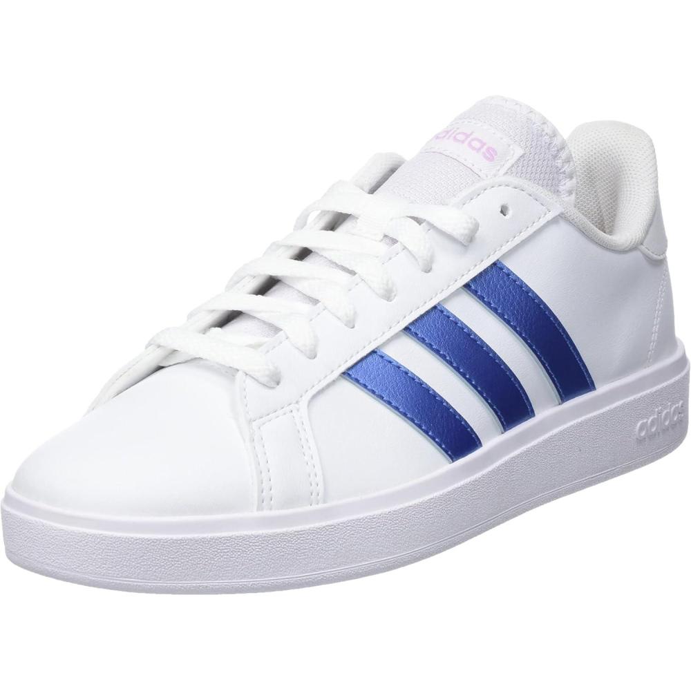 image:imageadidas Womens Chaussure Grand Court TD Lifestyle Court CasualFtwr White Blue Fusion Met Bliss Lilac