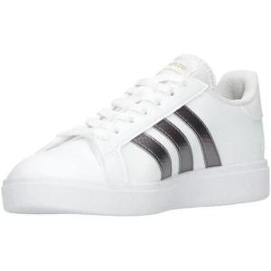 adidas Women&rsquo;s Chaussure Grand Court TD Lifestyle Court Casual,(Cloud White Coffee Met Gold Metallic)