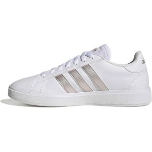 adidas Women&rsquo;s Chaussure Grand Court TD Lifestyle Court Casual,(Cloud White Platinum Cloud White)