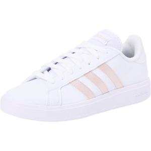 adidas Women&rsquo;s Chaussure Grand Court TD Lifestyle Court Casual,(Cloud White Sandy Pink Met Cloud White)
