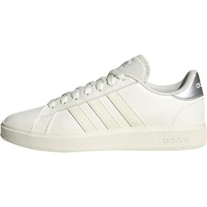 adidas Women&rsquo;s Chaussure Grand Court TD Lifestyle Court Casual,(Core White Off White Silver Met)