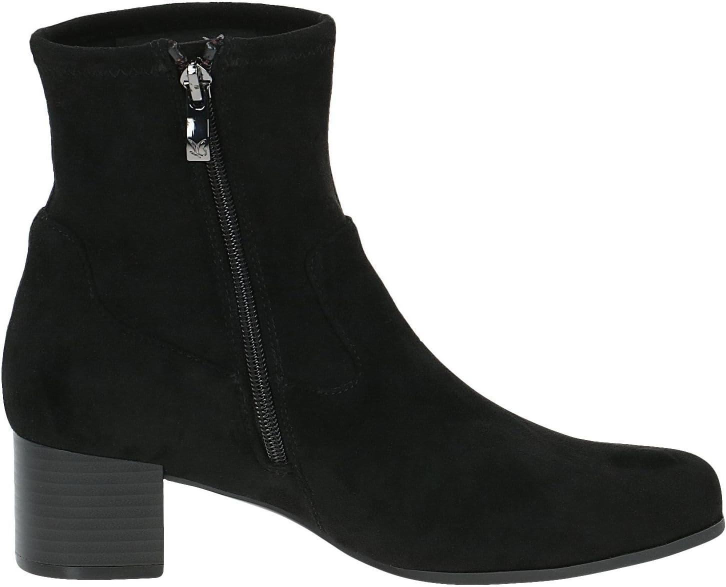 image:imageCAPRICE Bottines talon Climotion lgantes pour femme Petit talon Largeur G Black Met Comb 37 EU