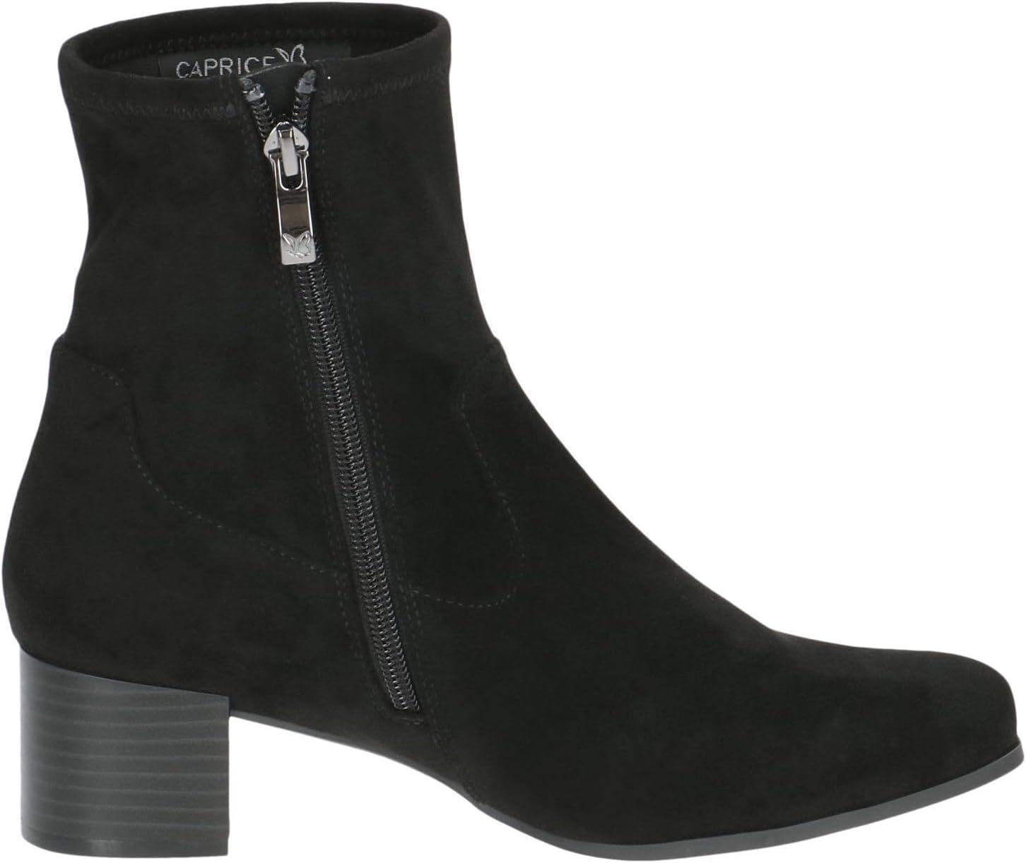 image:imageCAPRICE Bottines talon Climotion lgantes pour femme Petit talon Largeur G Black Met Comb 37 EU