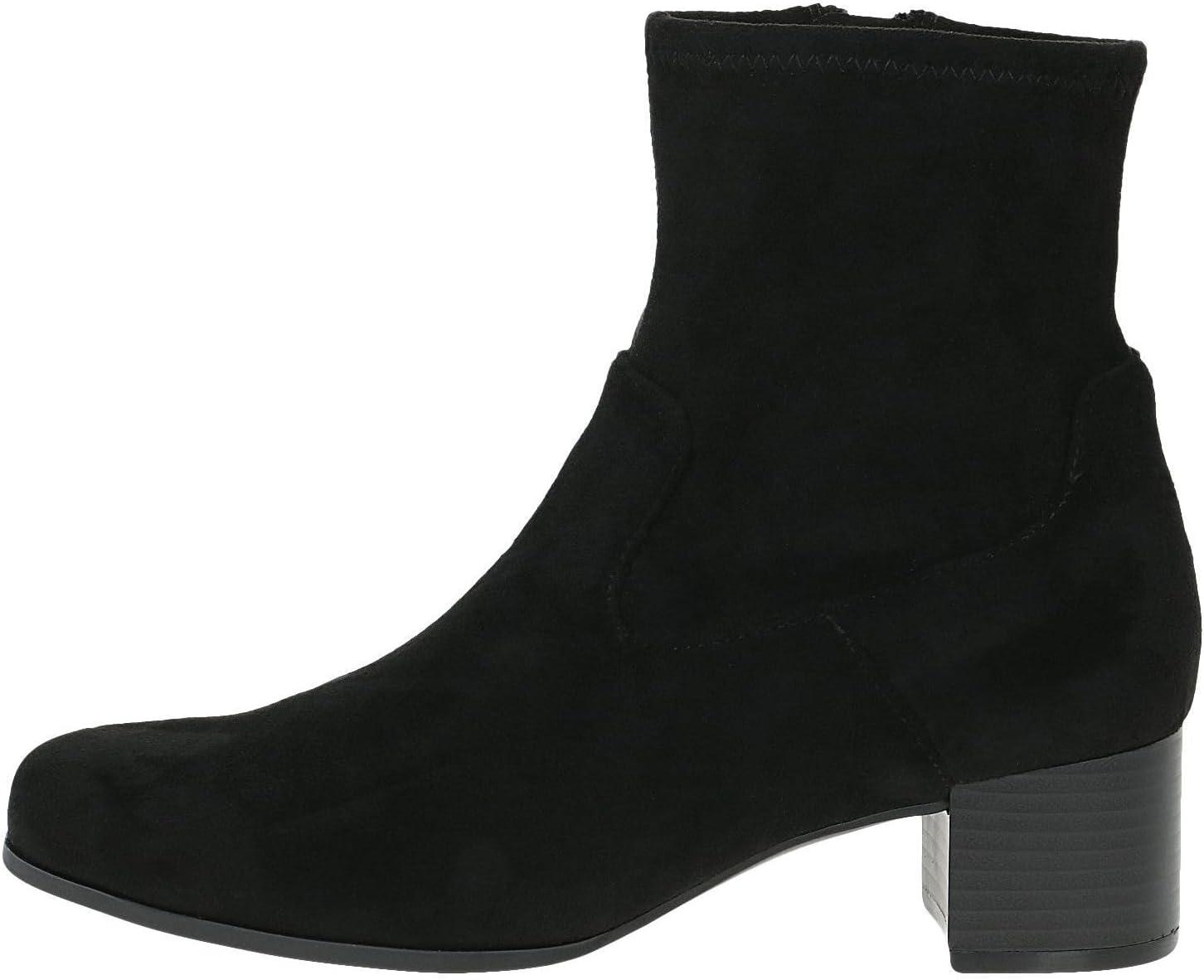 image:imageCAPRICE Bottines talon Climotion lgantes pour femme Petit talon Largeur G Black Met Comb 37 EU