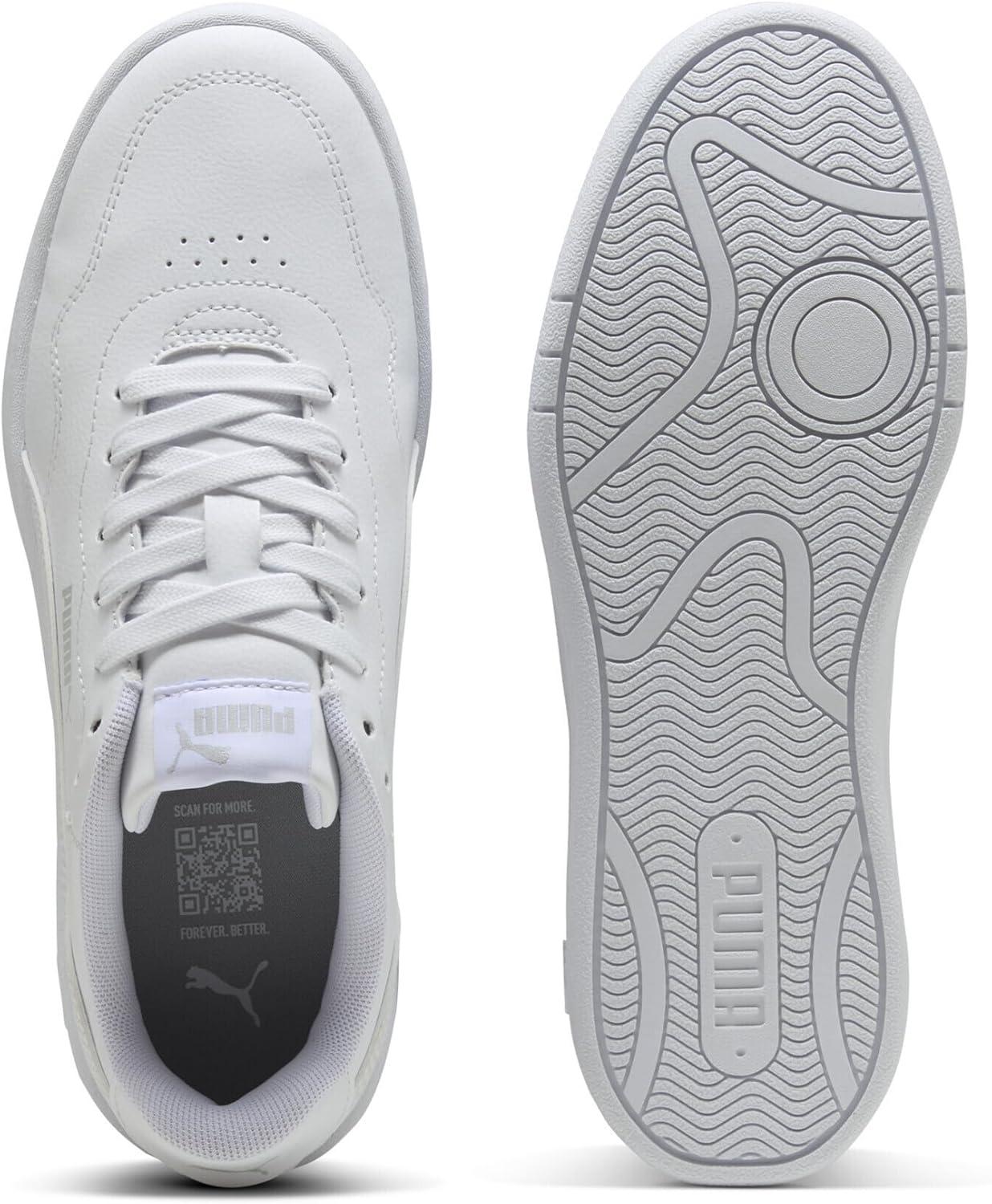 image:imagePuma Court Lally BasketFemmePuma White Puma White Cool Light Gray