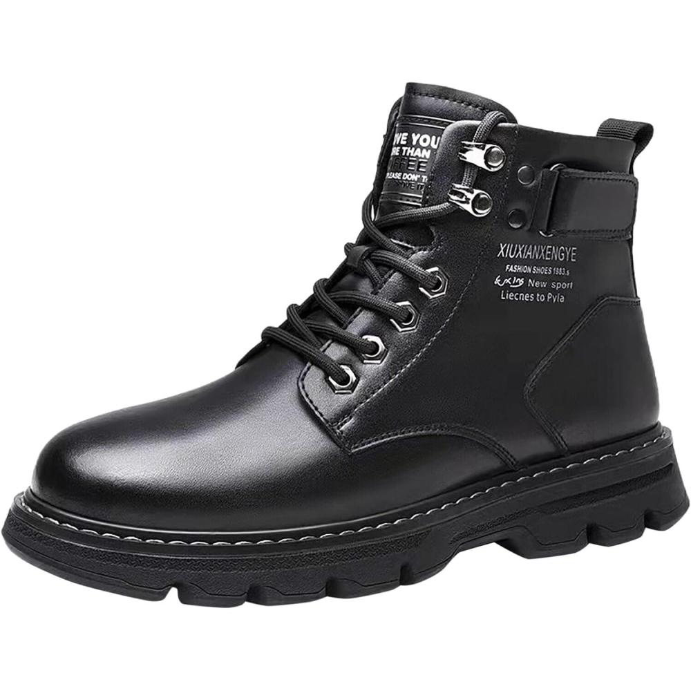 image:imageGenerisch Bottines 2025 pour homme et femme Respirantes et confortables Couleur unie Pour le sport et lescaladeNoir