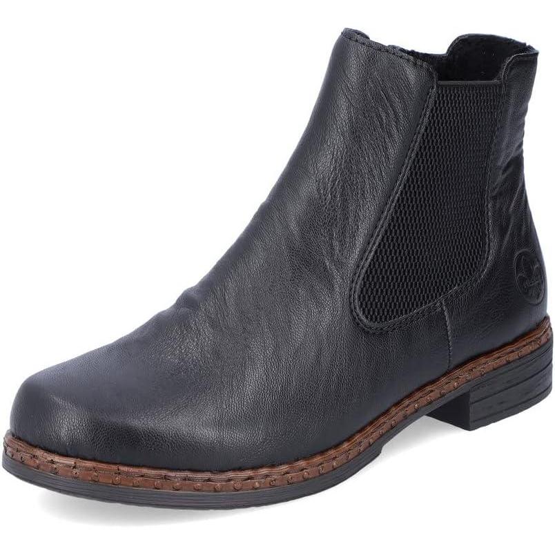 image:imageRieker Femme Bottines 75170 Dame Bottines ChelseaNoir Schwarz 00