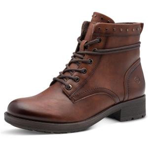 Tamaris Tamaris Damen Lace Boot Flat 1-25133-45 BottineFemme(Cognac)