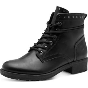 Tamaris Tamaris Damen Lace Boot Flat 1-25133-45 BottineFemme(Noir)