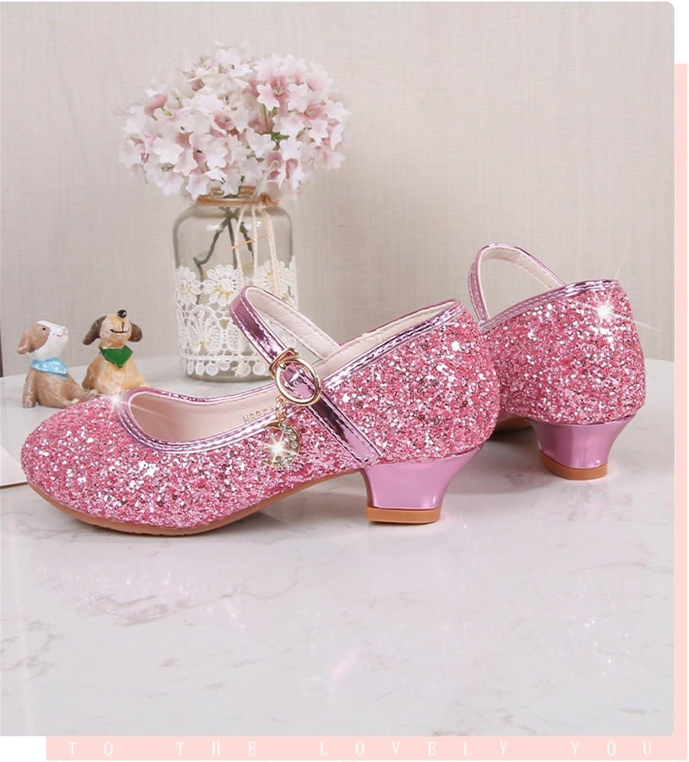image:imageMary Jane Chaussures pour femme Escarpins lanires Paillettes Chaussures talons pour femme Chaussures lgantes et confortables Ballerines basses Chaussures de danse Chaussures de soire CosplayRose