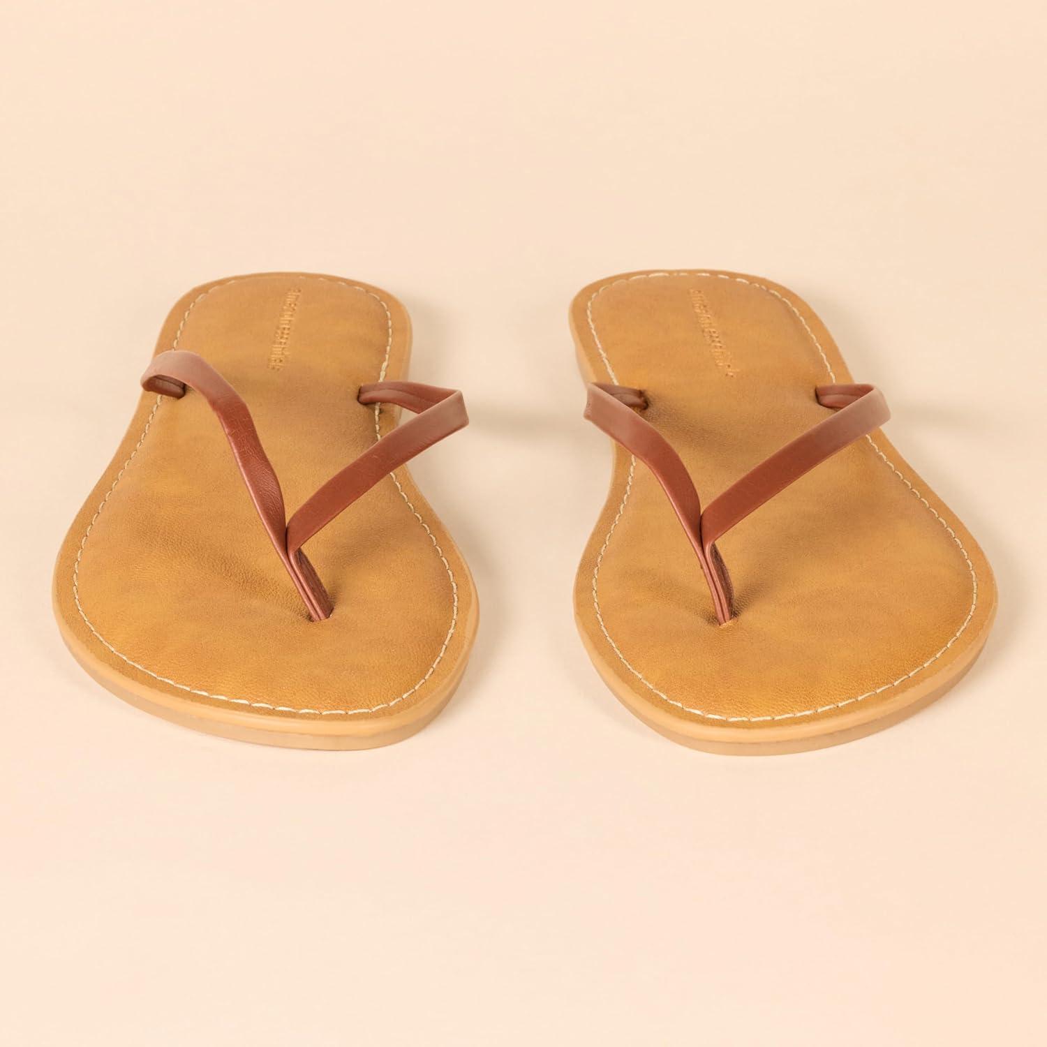 image:imageAmazon Essentials Femme Sandale TongBrun