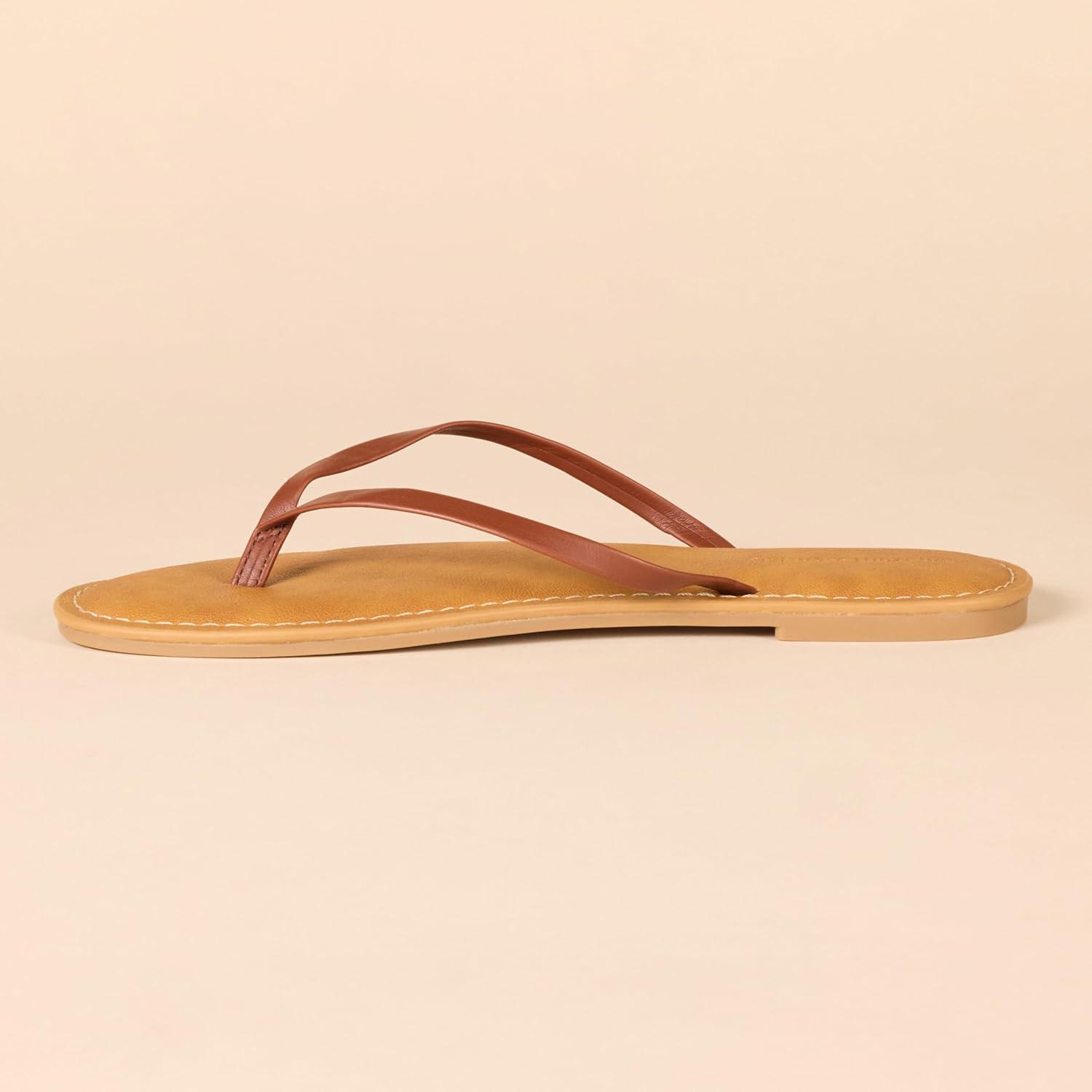 image:imageAmazon Essentials Femme Sandale TongBrun