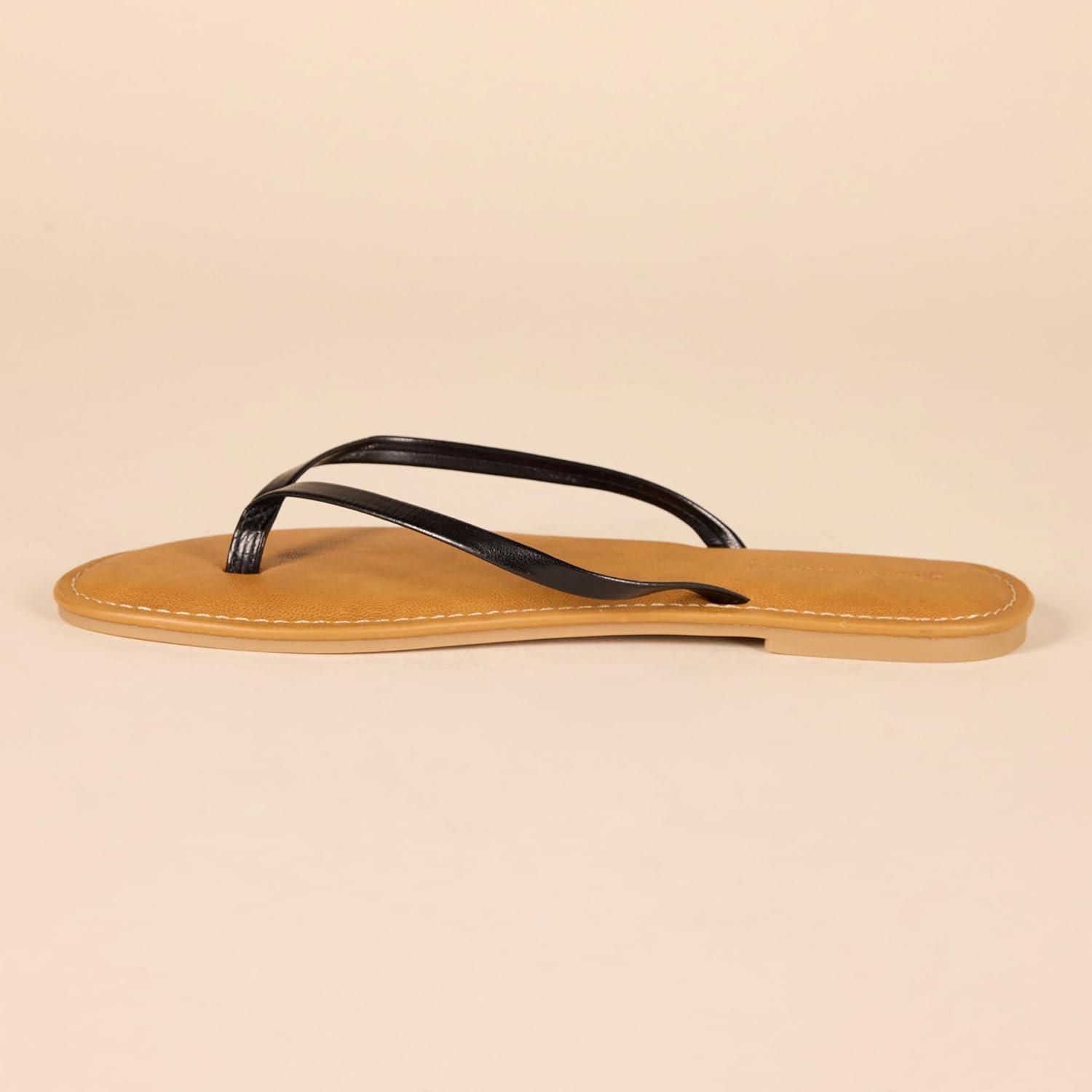 image:imageAmazon Essentials Femme Sandale TongNoir