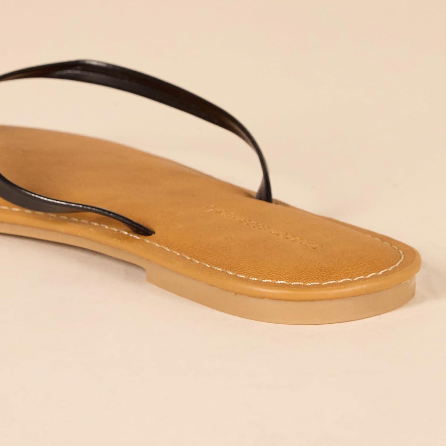 image:imageAmazon Essentials Femme Sandale TongNoir