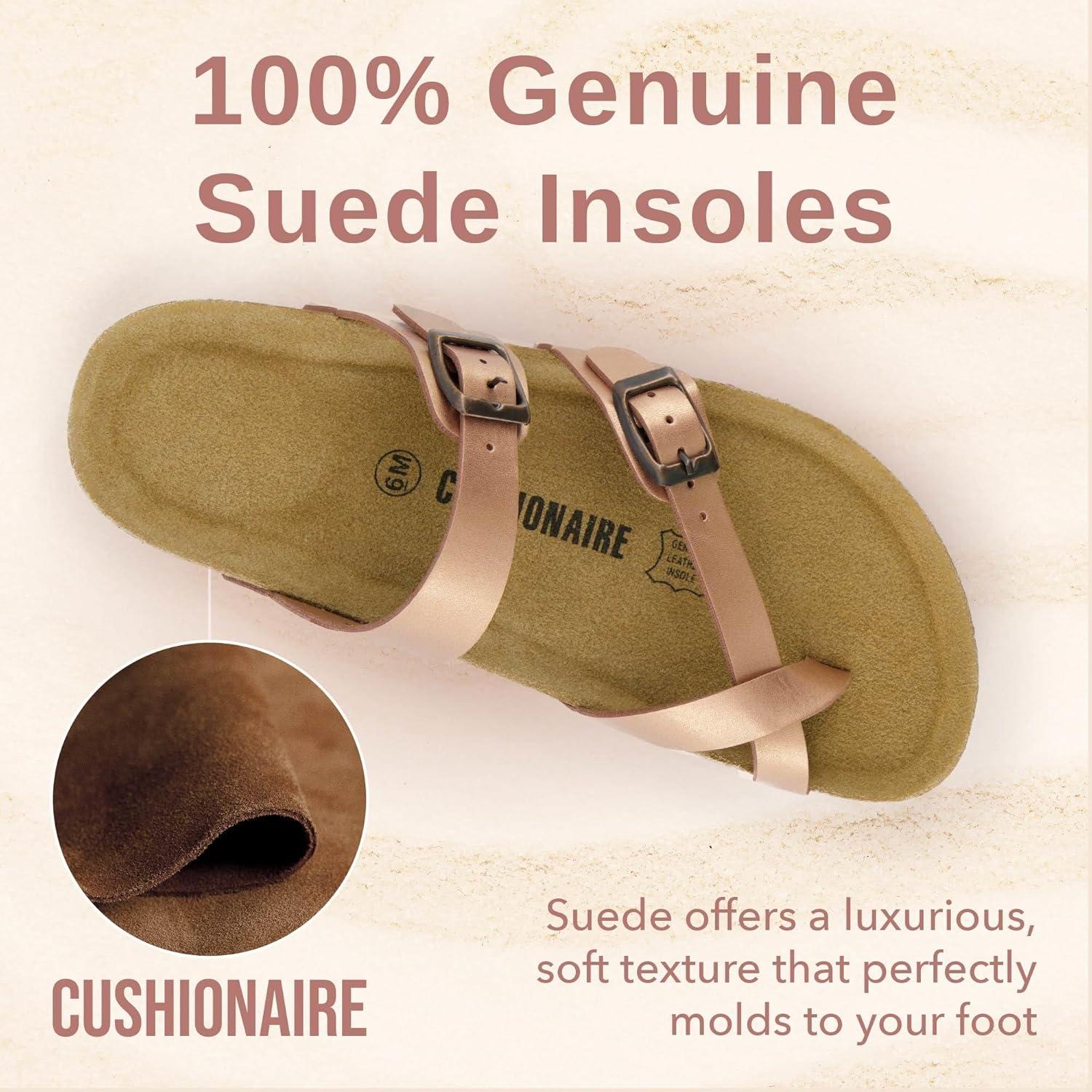 image:imageCUSHIONAIRE Luna Sandale glissanteFemmeOr Rose