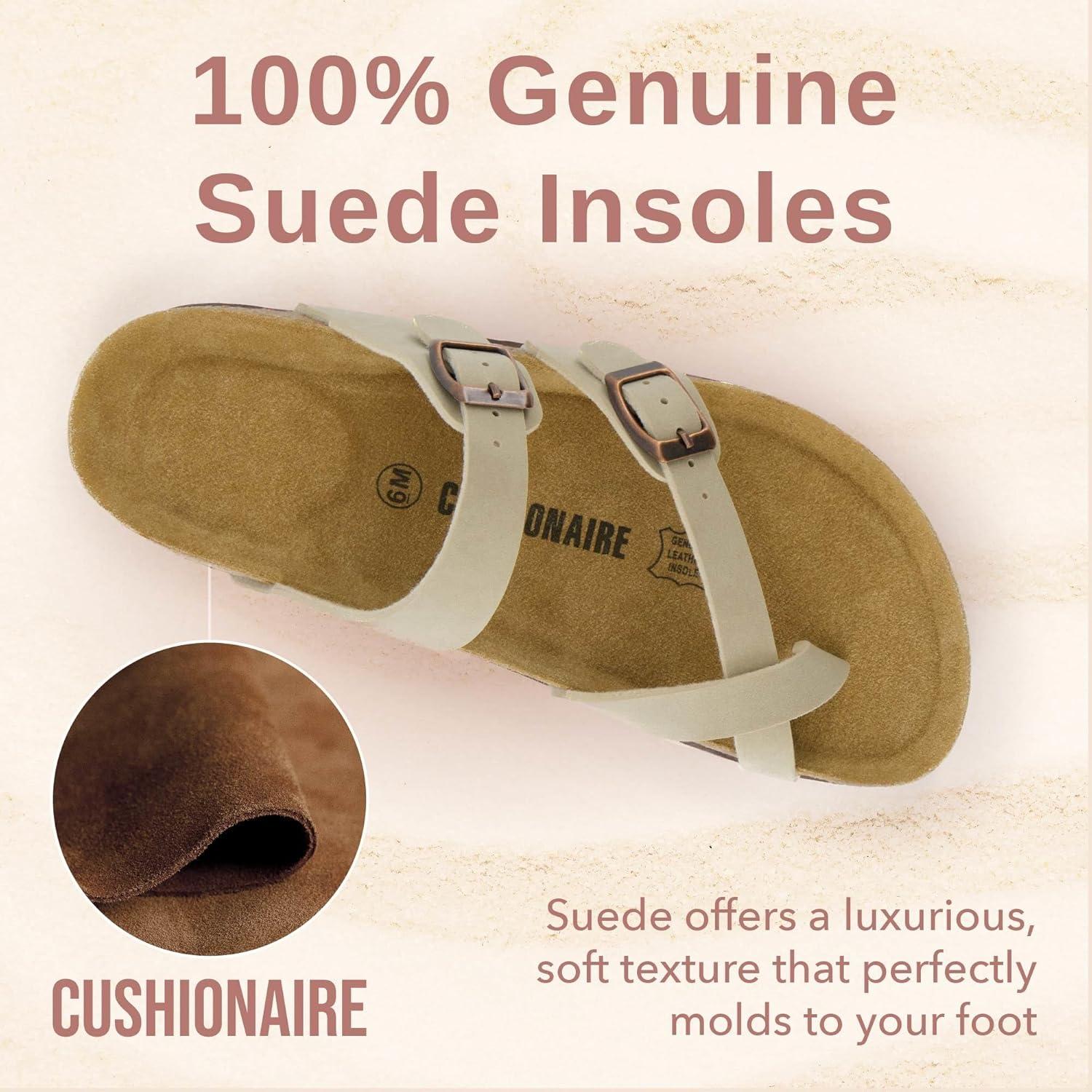 image:imageCUSHIONAIRE Luna Sandale glissanteFemmePierre