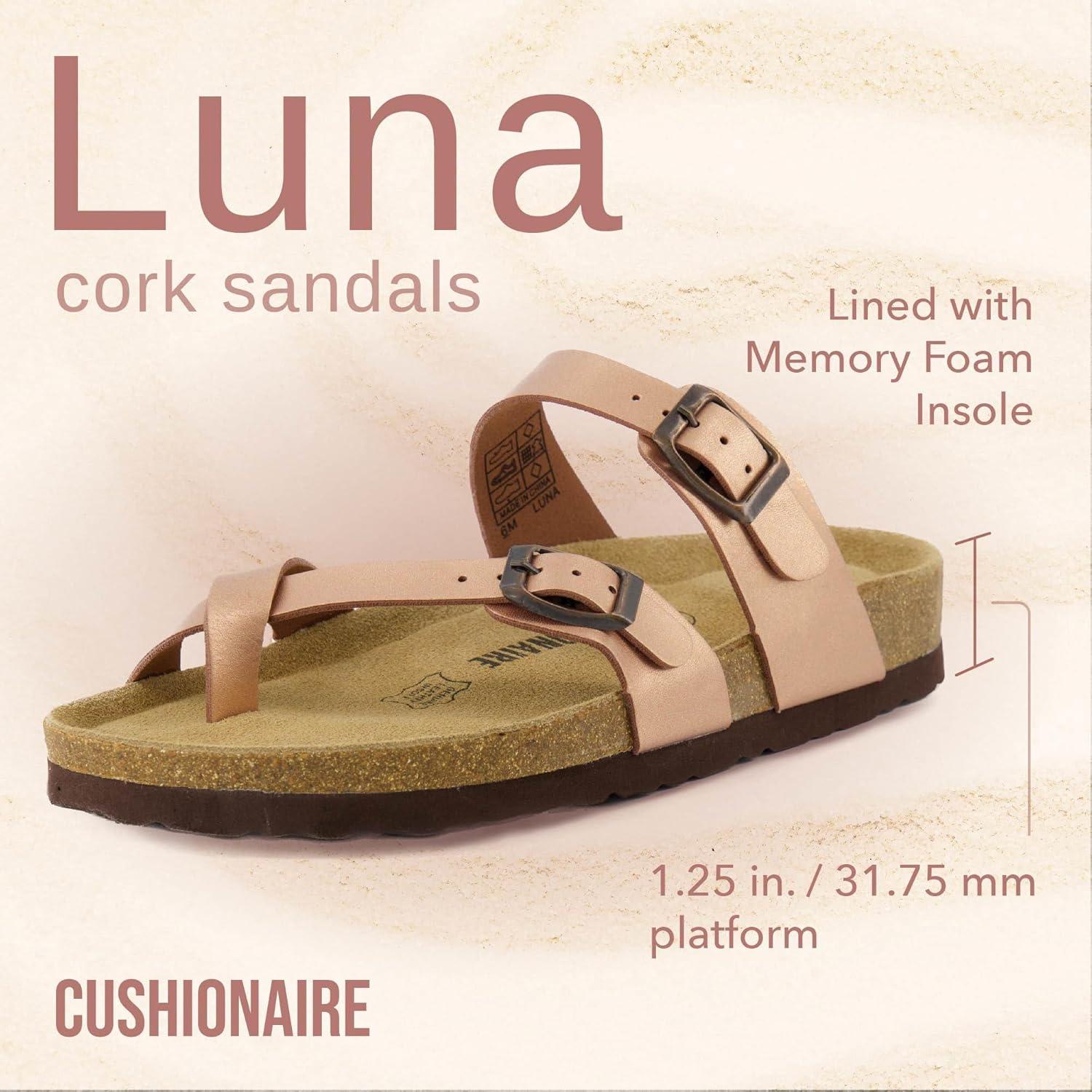 image:imageCUSHIONAIRE Luna Sandale glissanteFemmeRose Gold