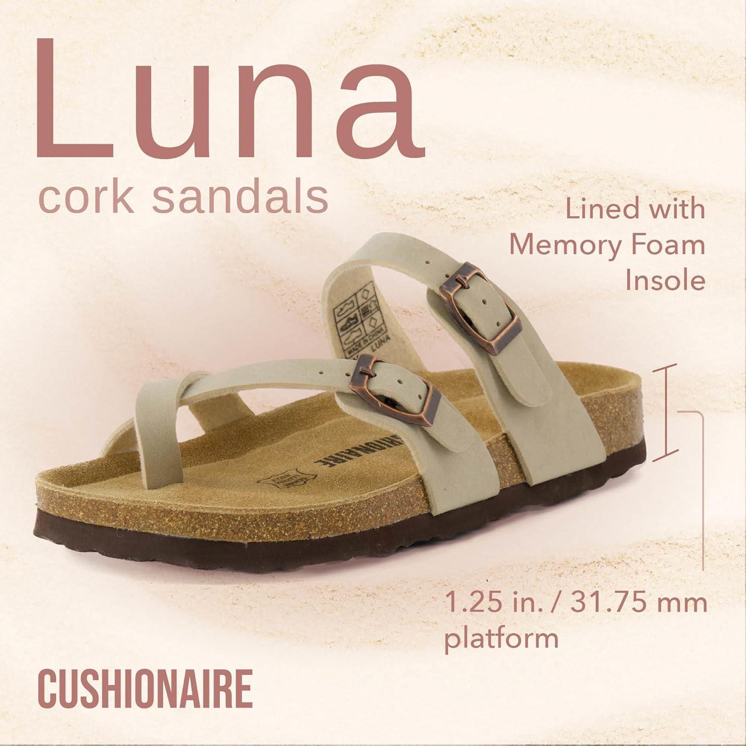 image:imageCUSHIONAIRE Luna Sandale glissanteFemmeStone Beige