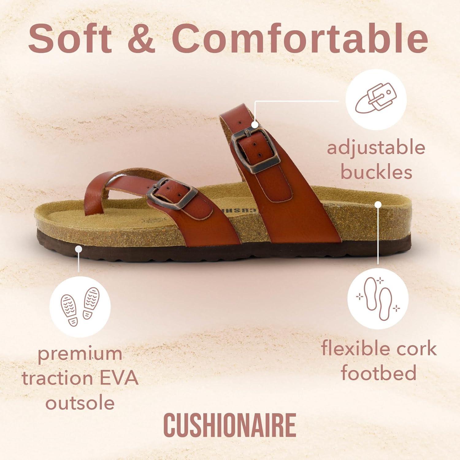 image:imageCUSHIONAIRE Luna Sandale glissanteFemmeWhisky
