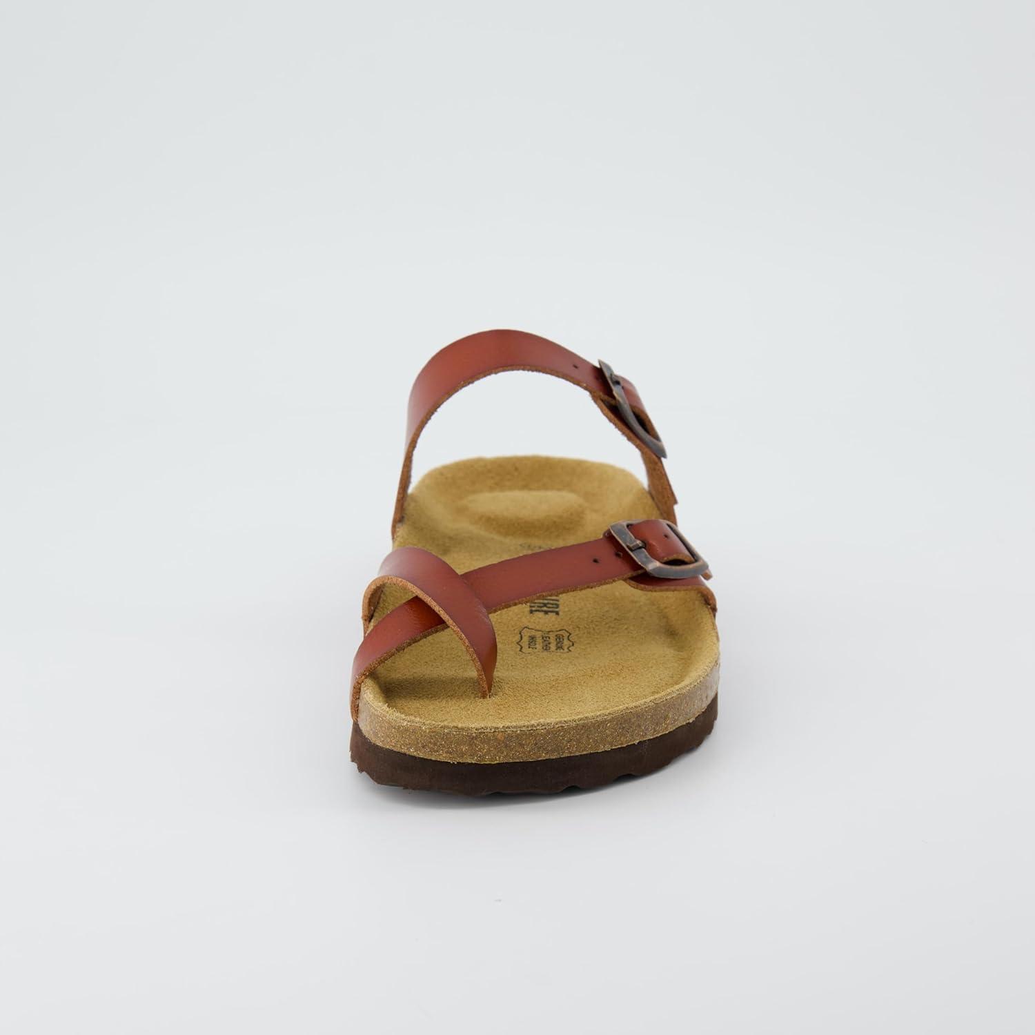 image:imageCUSHIONAIRE Luna Sandale glissanteFemmeWhisky