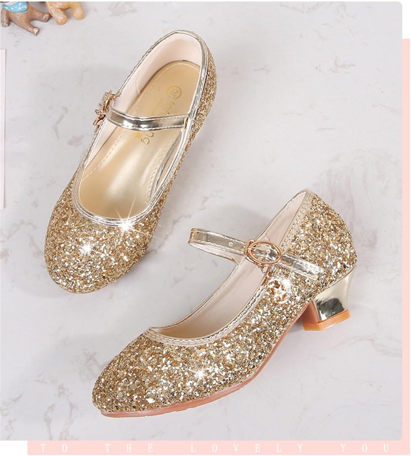 image:imageChaussures de Danse Femme Ferme Argent Chaussures Talons lgant Doux Sandales Antidrapant avec Strass Chaussures de Mode Noir Chaussures Ballerine Femme Professionnel pour Cocktail SoireOr