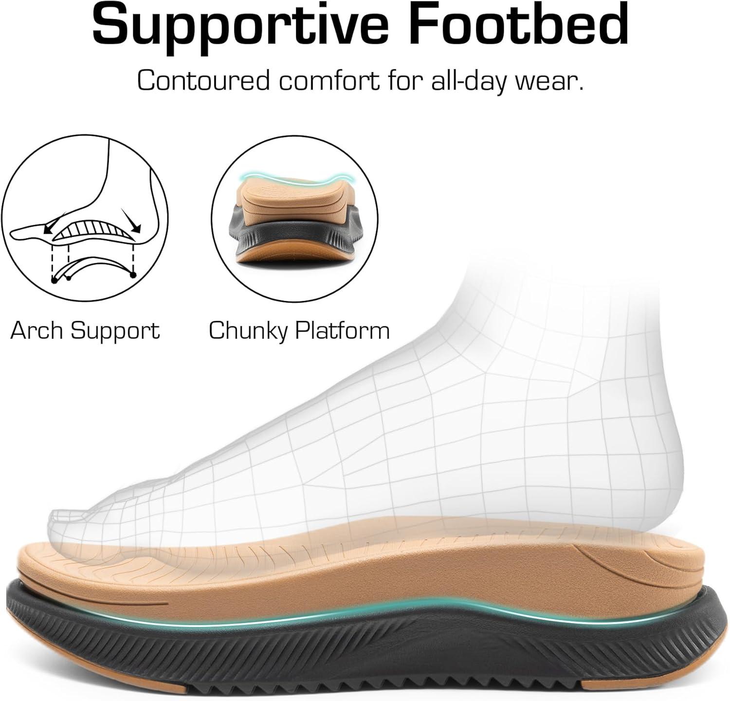 image:imageDREAM PAIRS Sandales Athltiques pour Femmes Confortable et Antidrapantes Sandale de Extrieur Pratique DWUMST2507Noir Marron
