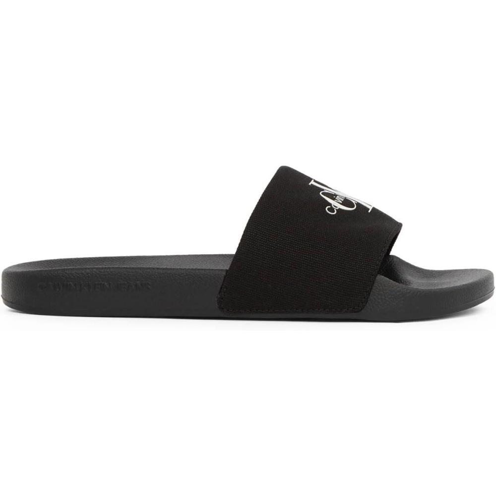 image:imageCalvin Klein Mules en Toile recycle FemmeBlack Black Bright White