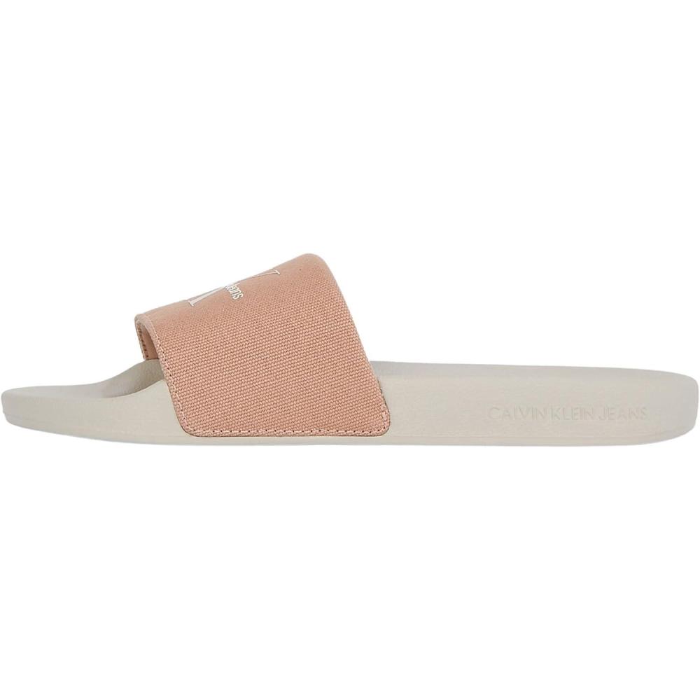 image:imageCalvin Klein Mules en Toile recycle FemmePink Tuscany Eggshell