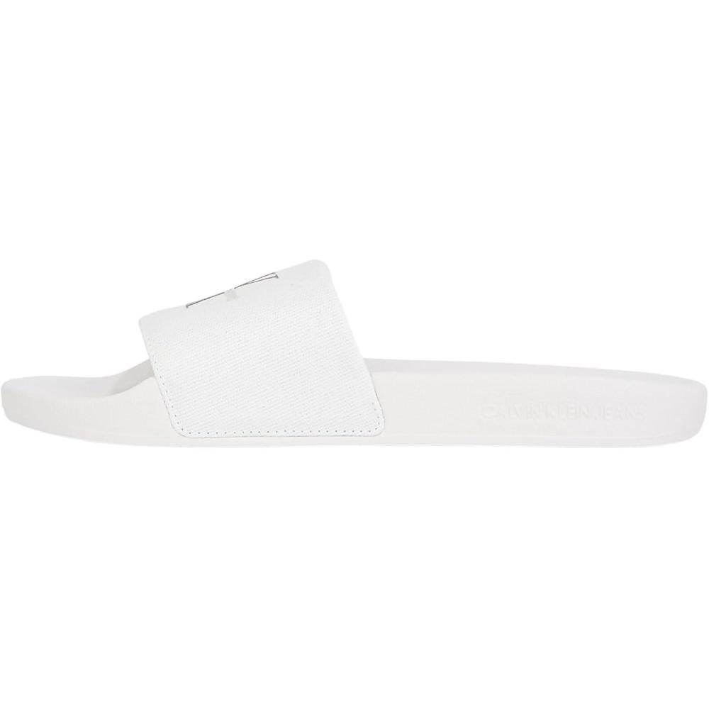 image:imageCalvin Klein Mules en Toile recycle FemmeWhite Bright White Black