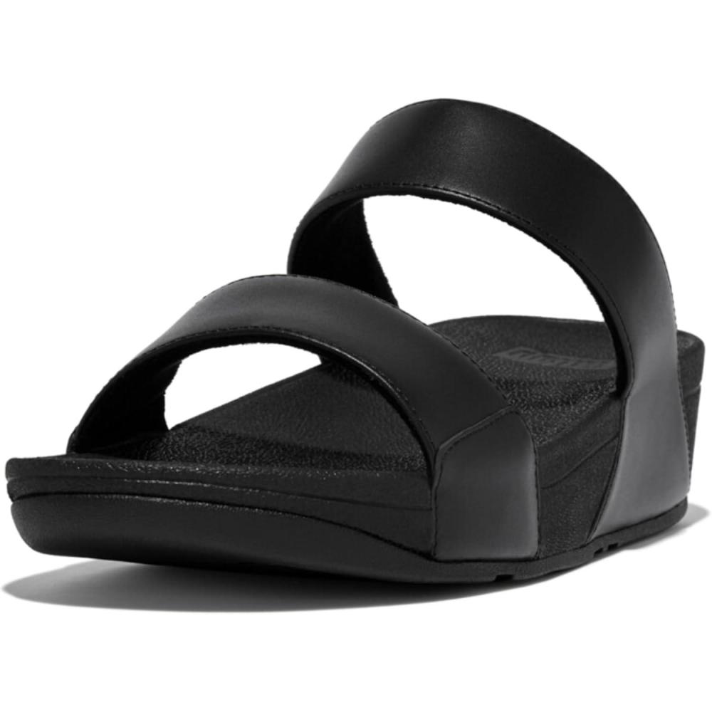 image:imageFitflop Femme Lulu Slide Sandales en cuirNoir