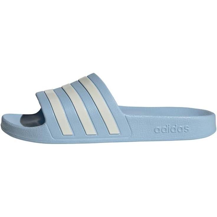 image:imageadidas Femme Adilette Aqua ClaquettesGlow Blue Zero Metalic Zero Metalic