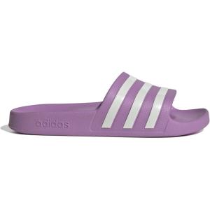 adidas Femme Adilette Aqua Claquettes(Preloved Purple Off White Grey Two)