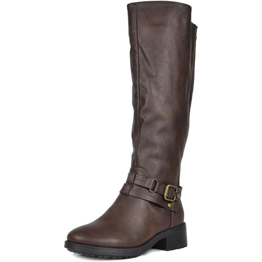 image:imageDream Pairs Bottes miHautes Talon pais pour FemmeBrun