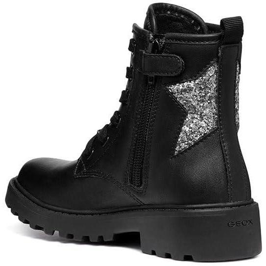 image:imageGeox J Casey Girl G BottinesFilleBlack Dk Silver