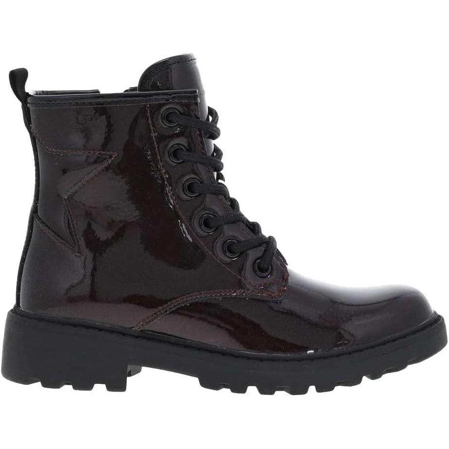 image:imageGeox J Casey Girl G BottinesFilleDk Burgundy Black