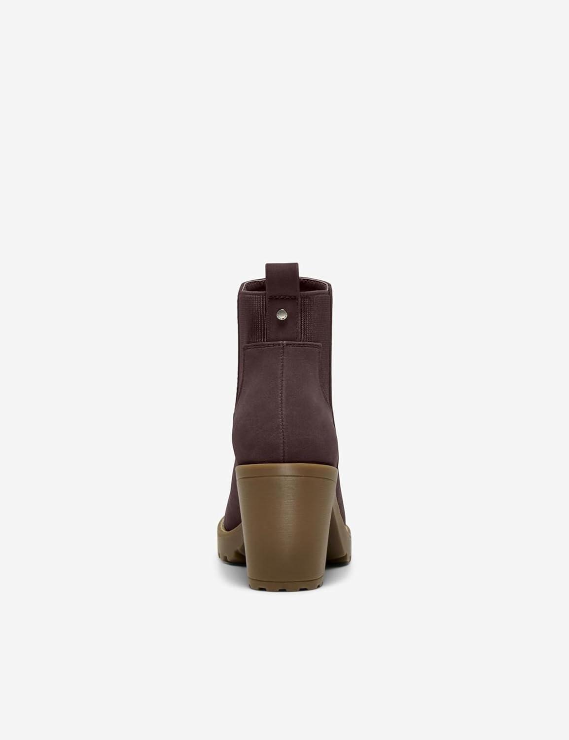 image:imageONLY Women Chelsea Boots with Heel Ankle Shoes Bootie Boots Without Closure ONLBARBARAMarron Pierre