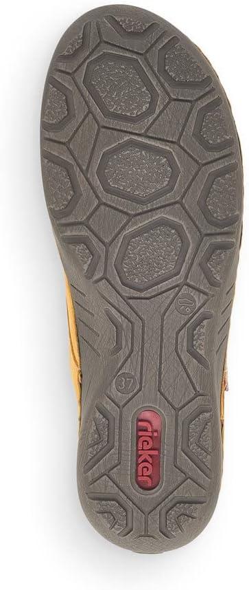 image:imageRieker Femme Chaussures Lacets 52543 Dame Chaussures ConfortablesJaune