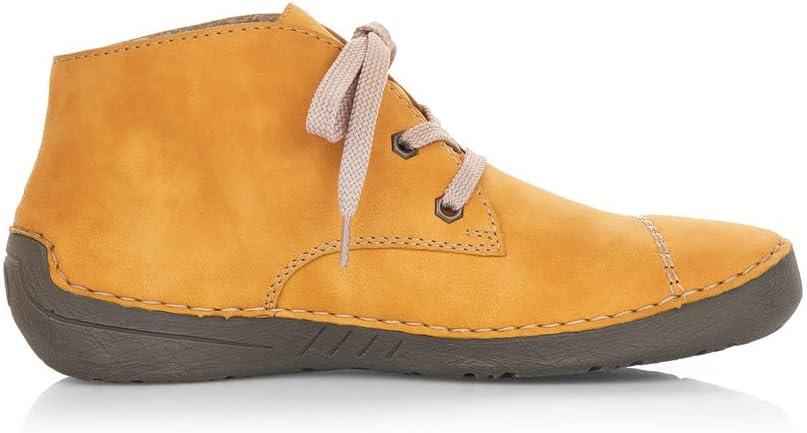 image:imageRieker Femme Chaussures Lacets 52543 Dame Chaussures ConfortablesJaune
